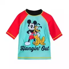 Remera manga corta disney con protección solar uv