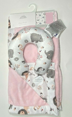 Manta reversible con cuellito