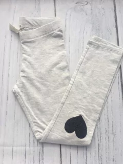 Calza H&m Gris Con Detalle De Corazón En Las Piernas Talle 7 - comprar online