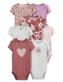Pack de 7 bodys talle 12 meses carters