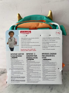 mochila skip hop con arnes modelo dragon - comprar online