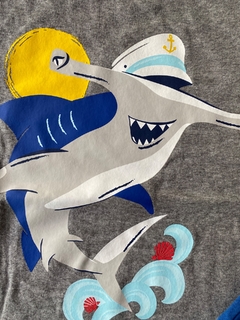 Conjunto algodon talle 10 años carters tiburon - comprar online