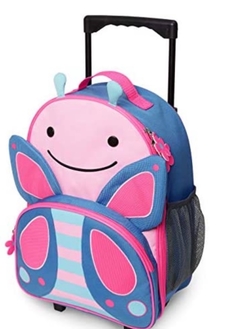 Mochila skip hop modelo mariposa con carrito en internet