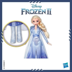 Disney Frozen Elsa - Muñeca de moda con pelo largo