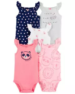 Pack de 5 bodys carters 18 meses