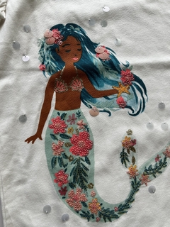 Remera manga corta sirena - comprar online