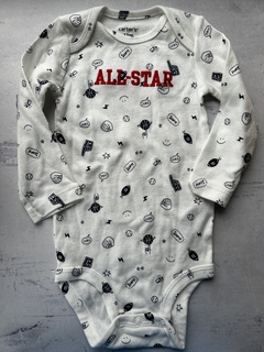 Body carters talle 12 meses manga larga