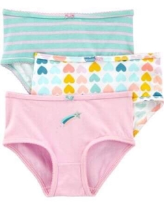 Pack de bombachas carters 4/5 años