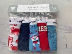 calzoncillos carter’s talle 4/5 pack por 5