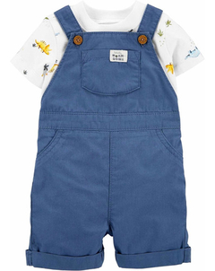 Jardinero Carters Con Remera Talle 18 Meses