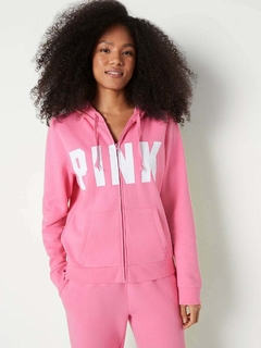 Campera pink talle M victoria secret - comprar online