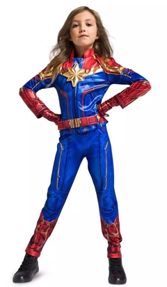 Disfraz infantil Capitana Marvel, Disney Store tall 4