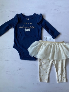 Conjunto carters 2 piezas talle 3 meses