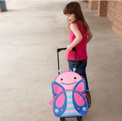 Mochila skip hop modelo mariposa con carrito