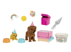 Muñeca barbie puppy party - tienda online