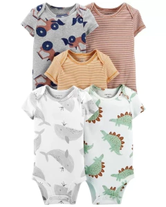 pack de 5 bodys carters talle 24 meses manga corta