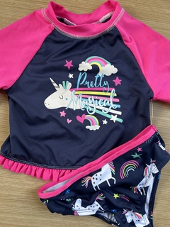 Malla 2 piezas unicornio talle 4T