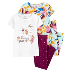 Set 4 piezas pijama carters talle 5A