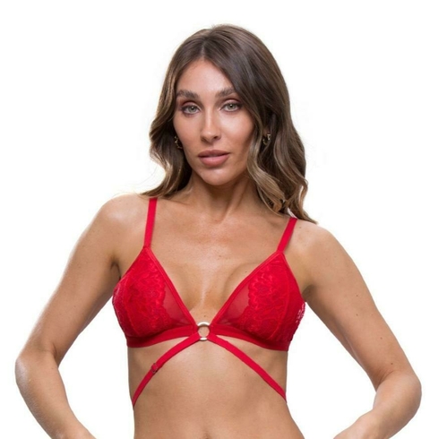 TRIANGULO TUL Y PUNTILLA (6307) - comprar online