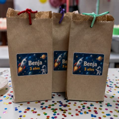 Bolsita Eko Kraft Vacía con Cierre 17x9cm - SIGUELAFIESTA-2K