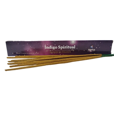 incenso indiano massala atria aromas 0 % carvão indigo espiritual