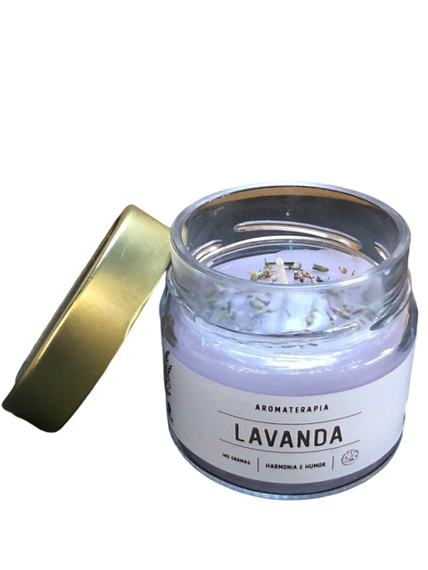 vela aromática atria aromas 140g lavanda