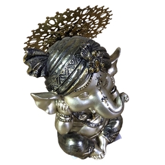 ganesh baby com arco em metal em resina 12cm - comprar online