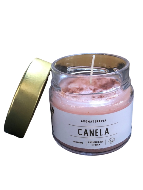 vela aromática atria aromas 140g canela