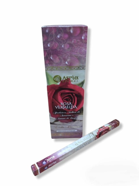 incenso atria aromas rosa vermelha