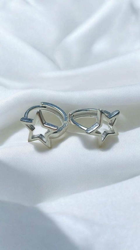 Aros Star Plata 925