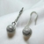 Aros esfera brillante! Plata 925