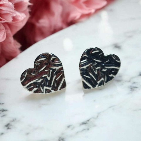Aros Corazon G Plata 925