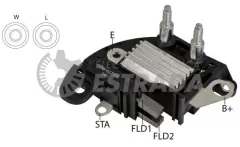 Regulador de voltaje para Ford Escort, Fiesta, Transit / Land Rover / Tractores vrma-617181