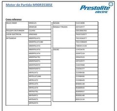 Arranque Para Volvo / Mitsubishi M90r3538se - comprar online