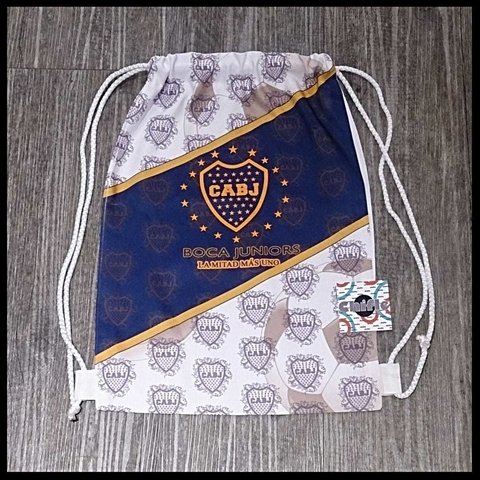 Mochila de Tela Boca Jrs
