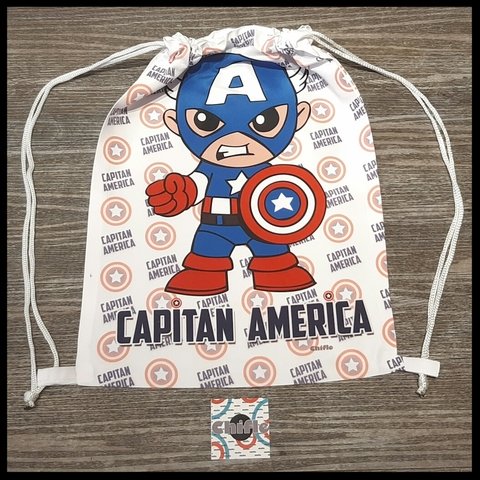 Mochila de Tela Capitán América