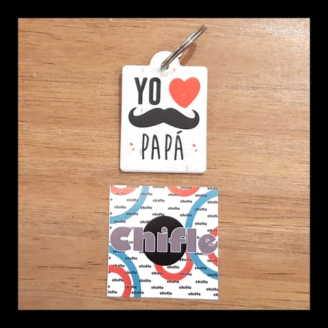 Llavero Papá Bigote