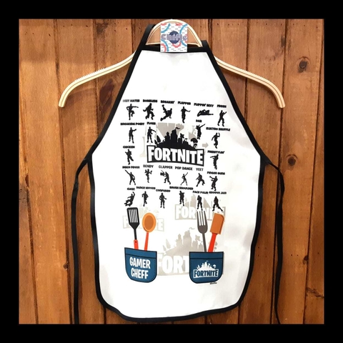 Delantal Infantil Fortnite Logo