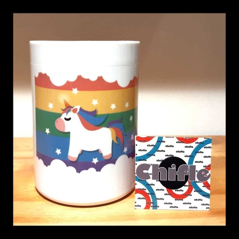 Vaso Lapicero Unicornio Arcoiris