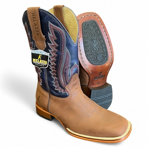 Bota Helazza Fossil Tabaco/Azul Royal 20424 - comprar online