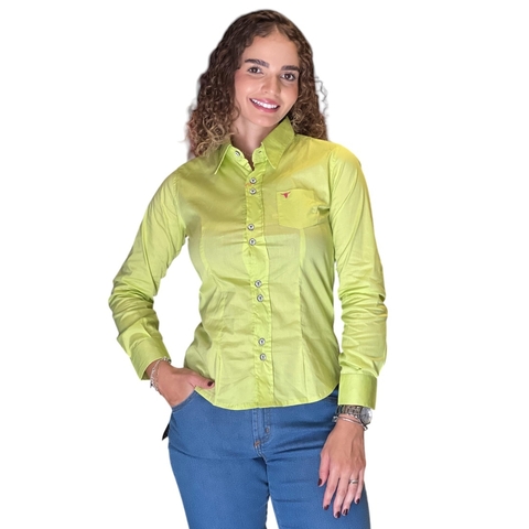 Camisa Laço Forte Verde Limão - comprar online