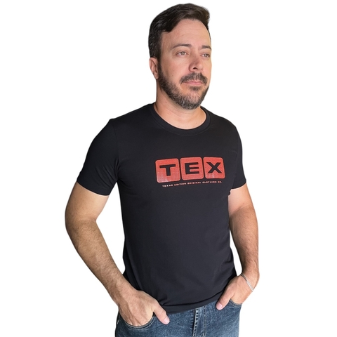 CAMISETA TEXAS EDITION PLASTISOL VERMELHO/PRETO - comprar online