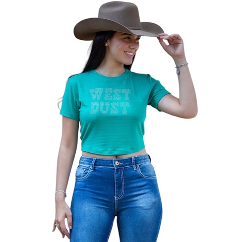 Cropped West Dust Elvis Verde BL29347