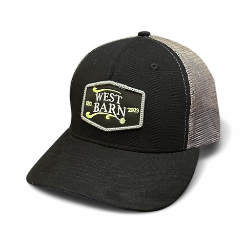 Boné West Barn Tela Preto/Cinza 01 - comprar online