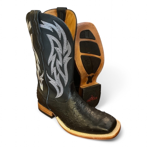 Bota Goyazes Avestruz Bison Preto 251507 - comprar online
