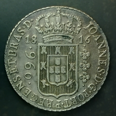 Brasil 960 Réis 1816 S/8R MÉXICO 1778 FF VAR5-A