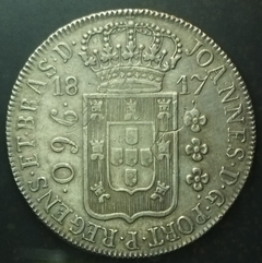 Brasil 960 Réis 1817R S/8R MEXICO 1796FM VAR68A	