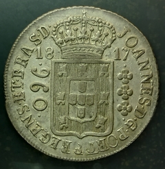 Brasil 960 Réis 1817R S/8R MEXICO 1807 VAR44A