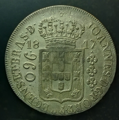 Brasil 960 Réis 1817R S/8R  LIMA 1806JP VAR19B