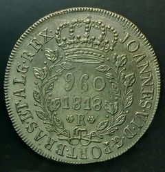 Brasil 960 Réis 1818R S/8R POTOSI 1804PJ VAR CI-F0 21